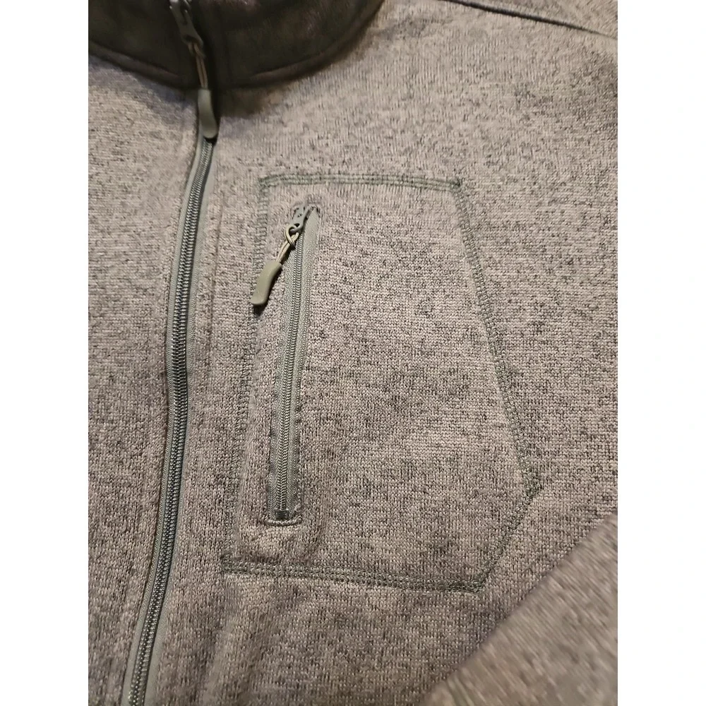 Ridgecut Toughwear‎ Fleece Full Zip Jacket Sweater Mens XL Blue
